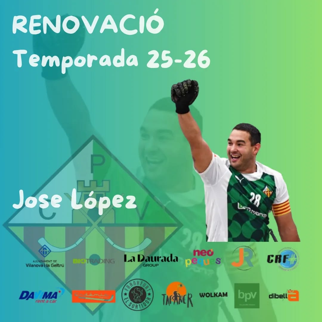 🟢 RENOVACIÓ ⚪️
💥 El capità Jose López seguirà un any més al club
🏑 Aquesta temporada 24-25 ha estat el màxim golejador de l'equip amb 24 dianes i ens alegra poder comptar una campanya més amb ell al primer equip.
🤍 Gràcies @joseloda per seguir en aquest projecte!💚