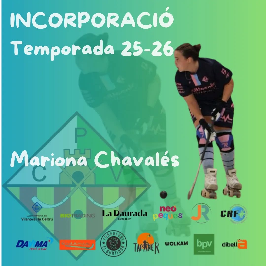 🟢INCORPORACIÓ TEMPORADA 25-26 ⚪️
Mariona Chavalés és la primera incorporació del Nacional Catalana Femení per la pròxima temporada.
🏑 Després de dos temporades al CP Vilafranca tornarà a Casernes.
💚 Bentornada @mariona_chavales79 🤍