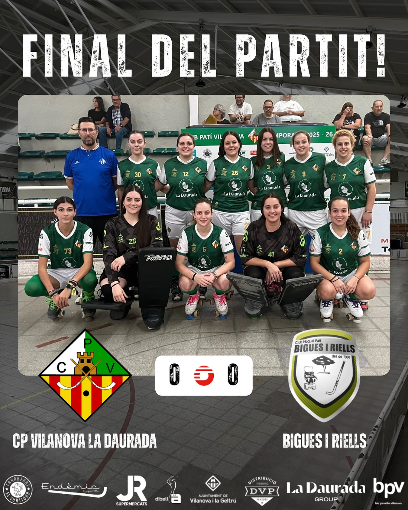 Empat davant el @chpbiguesiriells per 0-0!

Seguim treballant noies!💪🏻💚🤍