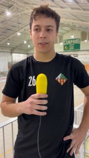 Les paraules de @_.jjooordiii26 i @mariona_chavales79 abans dels partits del cap de setmana!💚🤍