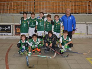 BENJAMÍ!💚🤍

Jofre Corominas (P) - 1 
Martín Gomez - 4 
Biel Ruz - 35 
Jan Schroter - 33 
Max Colet - 36 
Jan Duran - 38
Adrià Rigual - 32 
Yosi Lázaro - 42
Santiago Soria - 18

Entrenador: Lucas Sorio 
Delegats: Arcadi i Xavi