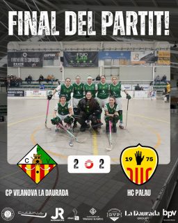 Empat davant el @hcpalau per 2-2!

Gols (x1) @m.asensi16 (x1) @aresnoguera 🏑

Seguim treballant noies!💪🏻💚🤍
