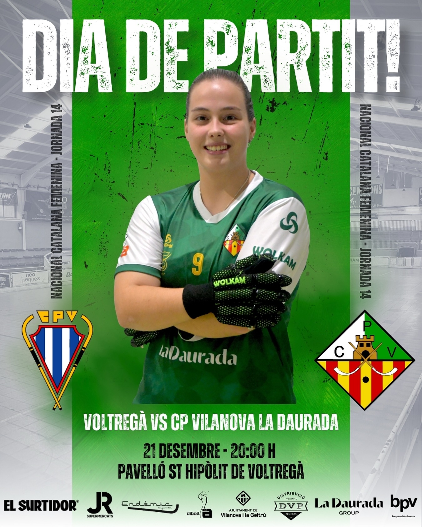 Diumenge disputarem la jornada 14 de Nacional Catalana!💚🤍

@cpvoltrega vs @cpvilanova 

21/12/25 🗓️
20:00 ⏰
Pavelló St Hipòlit de Voltregà📍

Som-hi patí!💪🏻