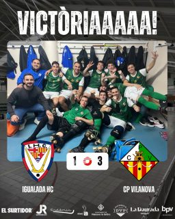 Victòria davant el @igualadahc per 1-3!

Gols (x1) @marccarrasco__ (x1) @davidlecha8 (x1) @b_manent2 🏑

Seguim treballant nois!💪🏻💚🤍