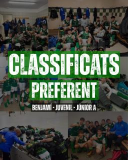 SOM DE PREFERENT!🔥

El Benjamí, el Juvenil i el Júnior A competiran a la lliga preferent aquesta temporada!🔝

Ara arriba el moment de gaudir de la competició, seguir creixent i defensar els nostres colors contra els millors equips!💪🏻

Som-hi patí!!💚🤍