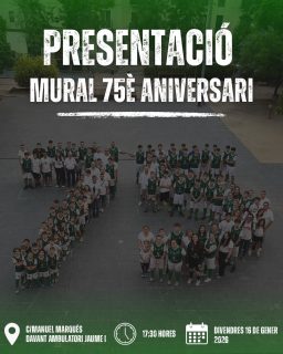 Presentació del mural del 75è Aniversari del Club Patí Vilanova!💚🤍

Ens fa molta il·lusió informar-vos que, dins dels actes de celebració del nostre 75è aniversari, el club ha encarregat un mural commemoratiu en una paret de la ciutat!

📍 On es troba? L’obra es fa al Carrer Manuel Marqués, just davant l’ambulatori Jaume I!

🗓️ Inauguració oficial: Tindrà lloc aquest divendres, 16 de gener, a les 17:30 h!

Us hi esperem a tots i totes per compartir aquest moment històric per al club!🫵🏻