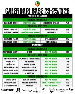 Partits del cap de setmana del 23-25 de Gener!💚🤍

Som-hi patí!🔥