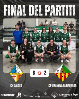 Derrota davant el @chcaldes per 3-2!

Gols (x1) @m.asensi16 (x1) @albarosell2 🏑

Seguim treballant noies!💪🏻💚🤍