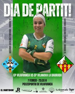 Dissabte disputarem la jornada 18 de Nacional Catalana!💚🤍

@cpvilafranca vs @cpvilanova 

7/02/26 🗓️
20:00 ⏰
Poliesportiu de Vilafranca📍

Som-hi patí!💪🏻