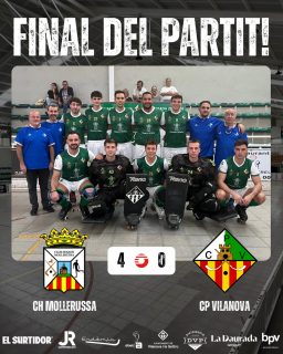 Derrota davant el @chmollerussaprevintegral per 4-0!

Seguim treballant nois!💪🏻💚🤍