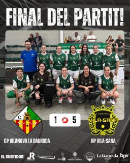 Derrota davant el @hoquei_vilasana per 1 - 5!

Gols (x1) @mcordoba7 🏑

Seguim treballant noies!💪🏻💚🤍