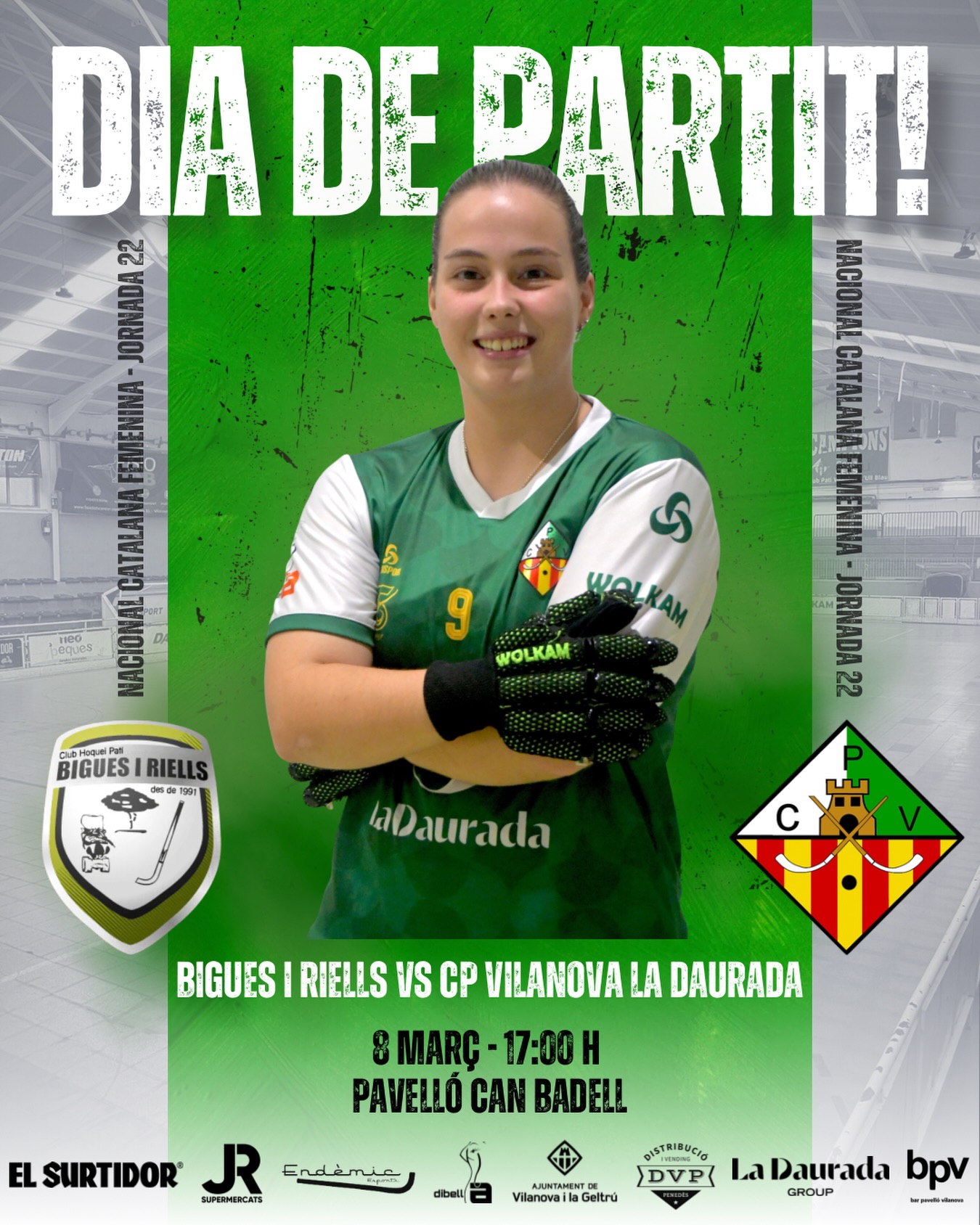 Diumenge disputarem la jornada 22 de Nacional Catalana!💚🤍

@chpbiguesiriells vs @cpvilanova 

8/03/26 🗓️
17:00h ⏰
Pavelló can Badell📍

Som-hi patí!💪🏻