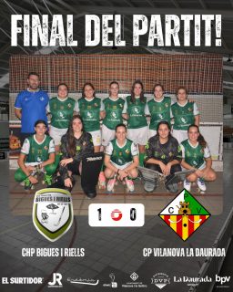 Derrota davant el @chpbiguesiriells per 1 - 0!

Seguim treballant noies!💪🏻💚🤍