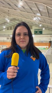 Les paraules de @ainamartinex i @_.jjooordiii26 abans dels partits del cap de setmana!💚🤍