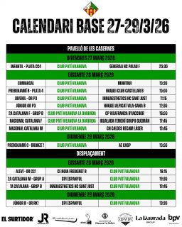 Partits del cap de setmana del 27-29 de Març!💚🤍
Som-hi patí!🔥
