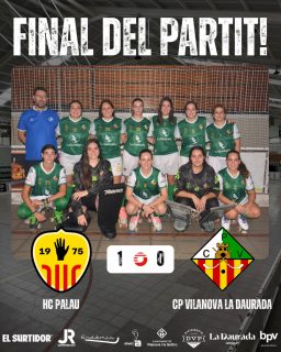 Derrota davant el @hcpalau per 1 - 0!

Seguim treballant noies!💪🏻💚🤍