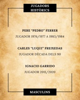 💚75 ESSENCIALS🤍
La història del Club Patí Vilanova s’escriu amb noms que han defensat el nostre escut amb una entrega absoluta. Avui en destaquem tres de generacions ben diferents:
Pere “Pedro” Ferrer (1976-1984): Membre d’una històrica nissaga de cinc germans al club. Format a l’Escola Pia Samà, aquest clàssic golejador va ser sots-campió d’Espanya (76/77), va formar part de l’equip sots-campió d’Europa (76/77) sent encara juvenil i va ser clau en l’ascens a Divisió d’Honor la 81/82🎯
Carles “Luqui” Freixedas (Dècada dels 90): Pura garra i esperit de lluita. Un jugador molt físic que, gràcies al seu gran caràcter i entrega a la pista, va connectar de forma especial amb l’afició vilanovina, deixant una empremta inesborrable🔥
Ignacio Garrido (Dècada 2011-2020): Capità i líder carismàtic de l’etapa més recent. Amb un compromís impecable cap als nostres colors, el recordem pel seu xut potentíssim i la seva gran habilitat en les jugades a pilota aturada🚀
Tres referents que han transmès els valors del Patí de generació en generació!