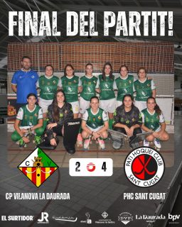 Derrota davant el @phcsantcugat per 2 - 4!

Gols (x1) @mcordoba7 (x1) @aresnoguera 🏑

Seguim treballant noies!💪🏻💚🤍