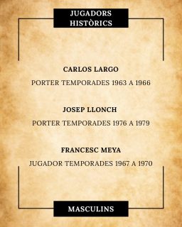 💚75 ESSENCIALS🤍

Avui recordem tres figures que van portar el nom del Club Patí Vilanova a la primera línia internacional:

Carlos Largo (1963-1966): Un dels porters més emblemàtics de la història de l’hoquei. Recordat pel seu caràcter, elegància i per jugar sense careta protectora. Amb ell vam quedar campions de Catalunya i vam guanyar el primer Campionat d’Espanya (1964). Va quedar Campió de Catalunya com a jugador i entrenador (1966) i va ser doble Campió del Món amb la Selecció (1955 i 1964). 🛡️✨

Josep Llonch (1976-1979): Un porter de qualitat extraordinària que va debutar a Divisió d’Honor sent juvenil. Sots-campió d’Europa amb el Patí (76/77), el seu nivell el va portar als clubs més grans i a la Selecció espanyola, amb qui es va proclamar Campió d’Europa (1978 – 1983 i 1985) i Campió del Món (1989). 🧤🌟

Francesc Meya (1967-1970): Un davanter d’habilitat pura i gran oportunisme. La seva faceta golejadora va ser clau per guanyar el Campionat d’Espanya la temporada 1967/1968 i per arribar a les semifinals de la Copa d’Europa l’any següent. 🎯🏒

Història viva del nostre club!