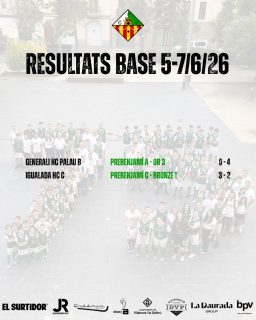 Resultats dels partits del cap de setmana!💚🤍