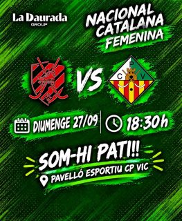 🔥Diumenge iniciem la Nacional Catalana Femenina i comencem el nostre camí a pista del Patí Vic.
@vichoqueiclub vs CP Vilanova La Daurada
🗓️ Diumenge 27/09
⏰ 18:30h
📍 Pavelló Esportiu CP Vic
Som-hi patí!💚🤍