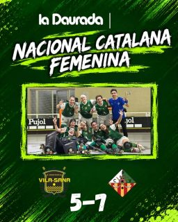 🔥 Fantàstica victòria del Nacional Cat Femení davant el @hoquei_vilasana per 5 a 7.

🏑 Gols de @aresnoguera @bertaribas @mcordoba7 @lubamuro_77 i 3 de @m.asensi16 

Seguim treballant noies💪

💚🤍