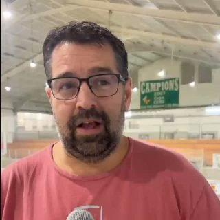 🎤🎤 Declaracions dels místers @marccomalat i @iamxeski  abans dels partits d'aquest dissabte dels primers equips del club.

💚🤍