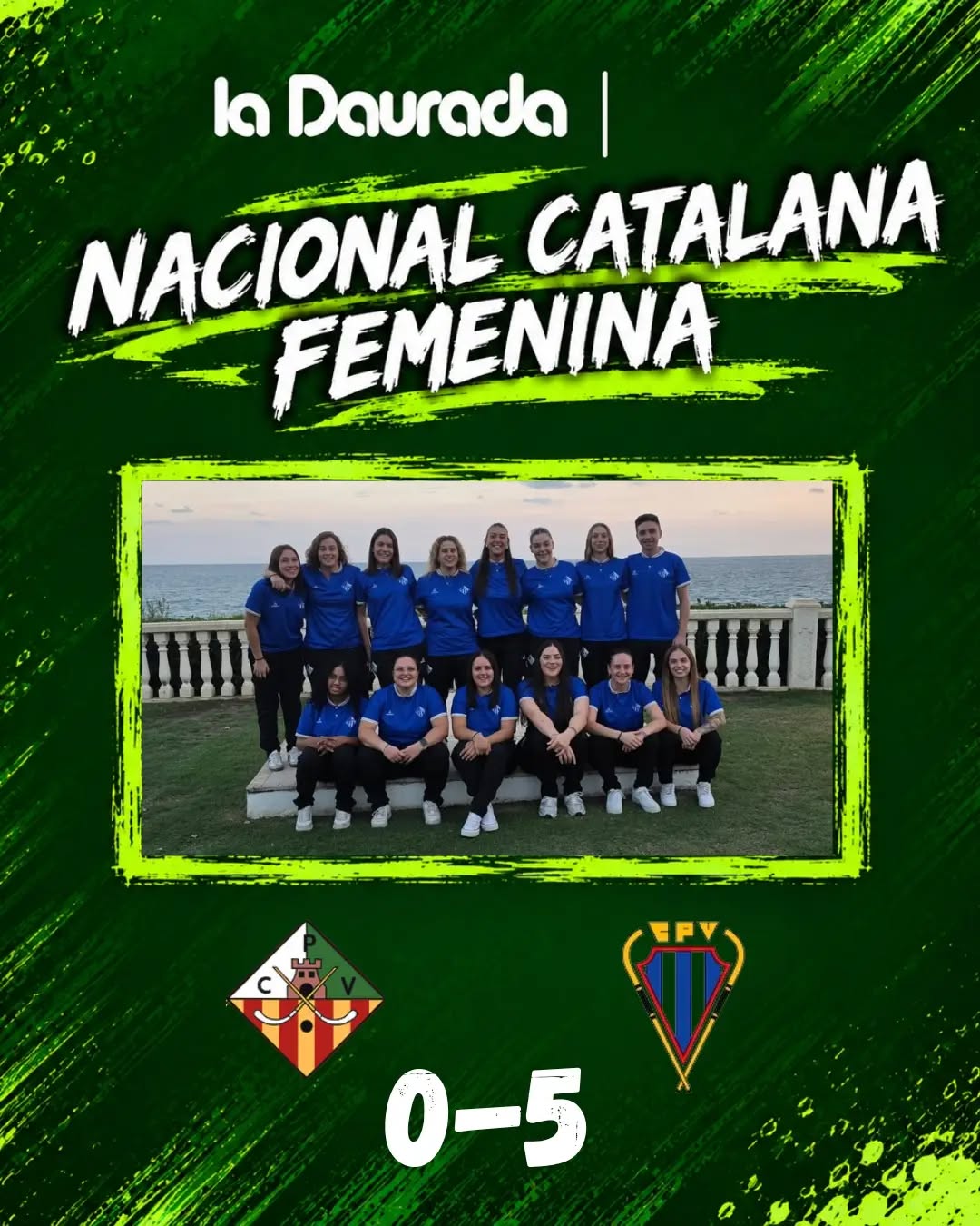 ✍️ Derrota en el primer partit a Casernes del Nacional Catalana Femení.

🏑 Seguim preparant el proper partitt d'aquest dissabte a Casernes.

💚🤍