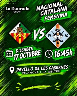 🔥Dissabte el Nacional Catalana Femení torna a jugar a casa.

CP Vilanova La Daurada vs @cpvilafranca

🗓️ Dissabte 17/10
⏰ 16:45h
📍 Pavelló de Les Casernes

Som-hi patí!💚🤍