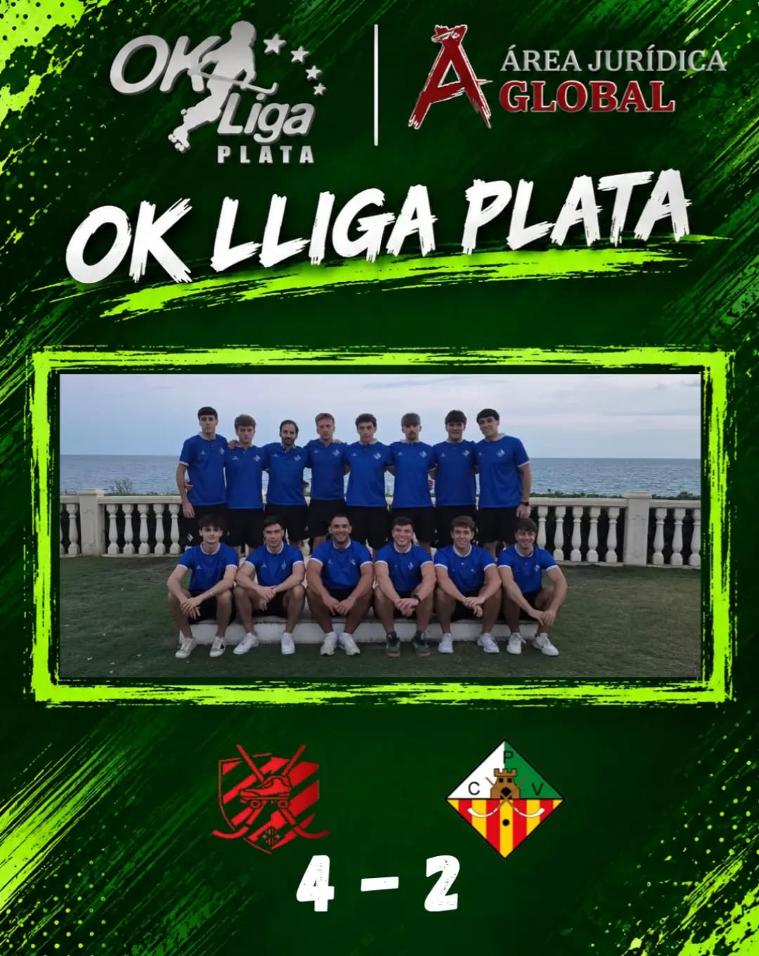✍️ Derrota a pista del @vichoqueiclub en un altre partit disputat fins a l'últim minut.

🏑 Gols de @pabloo_tp_ i @joseloda