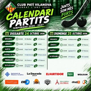 🗓 Agenda del cap de setmana  del 24 i 25 d'Octubre💪