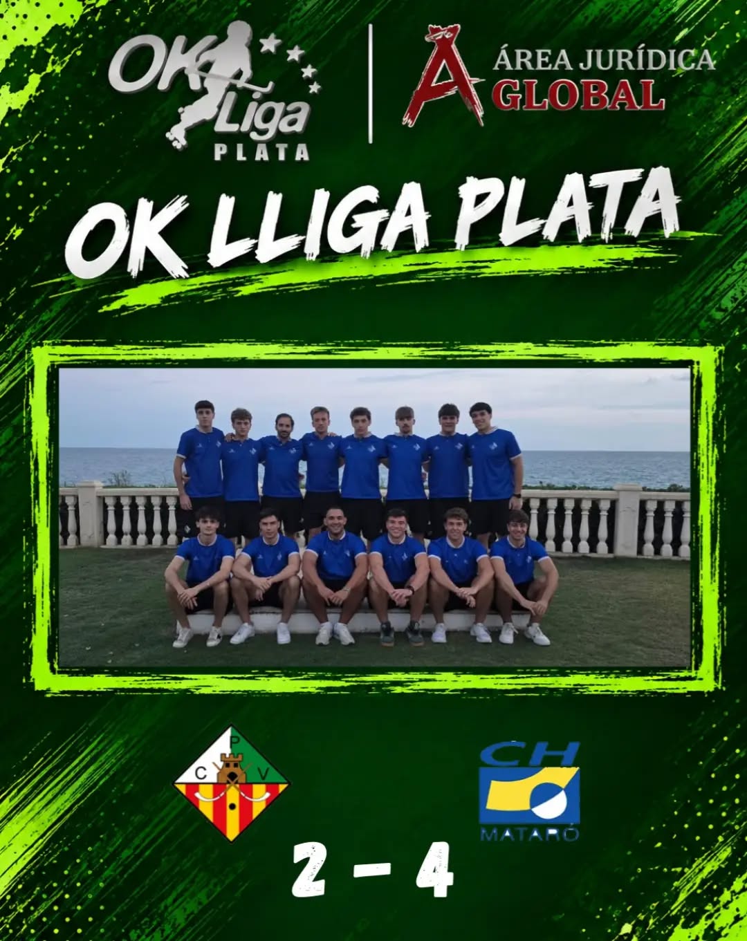 ✍️ En un partit on hem començat guanyant i lluitant fins al final, s'ha endut els 3 punts el @clubhoqueimataro 

🏑 Gols de @davidlecha8 i @joseloda 

💪