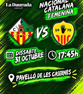 🔥Dissabte el Primer equip Femení juga a Casernes davant del sempre complicat HC Palau. Un partit on ho donarem tot per aconseguir la victòria i sumar 3 punts.

CP Vilanova La Daurada vs @hcpalau

🗓️ Dissabte 31/10
⏰ 17:45h
📍 Pavelló de Les Casernes

Som-hi patí!💚🤍